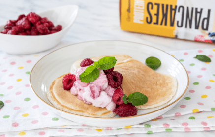 Fitness recipe: Fluffy vanilla pancakes with salted caramel