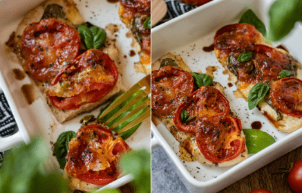 Fitness recipe: Roasted Caprese chicken