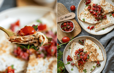 Fitness recipe: Quesadilla with tuna and tomato salsa