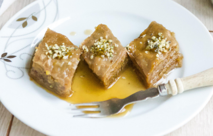 Fitness Recipe: Pistachio Baklava with Walnuts