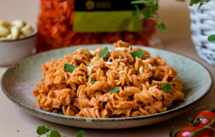 Fitness Recipe: Lentil Pasta with Creamy Tomato Sauce