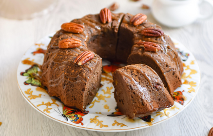 Fitness Recipe: Pumpkin Pecan Budnt Cake