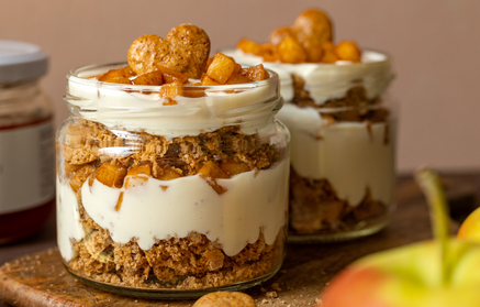 Fitness Recipe: Protein Gingerbread Dessert in a Jar