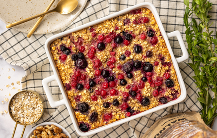 Fitness Recipe: Vanilla Protein Baked Oatmeal