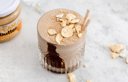 Fitness Recipe: Creamy Peanut Butter Banana Smoothie