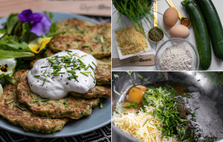 Fitness Recipe: Zucchini pancakes with fresh herbs