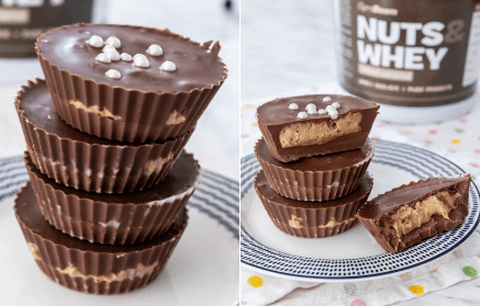 Fitness recipe: Chocolate cups filled with peanut butter