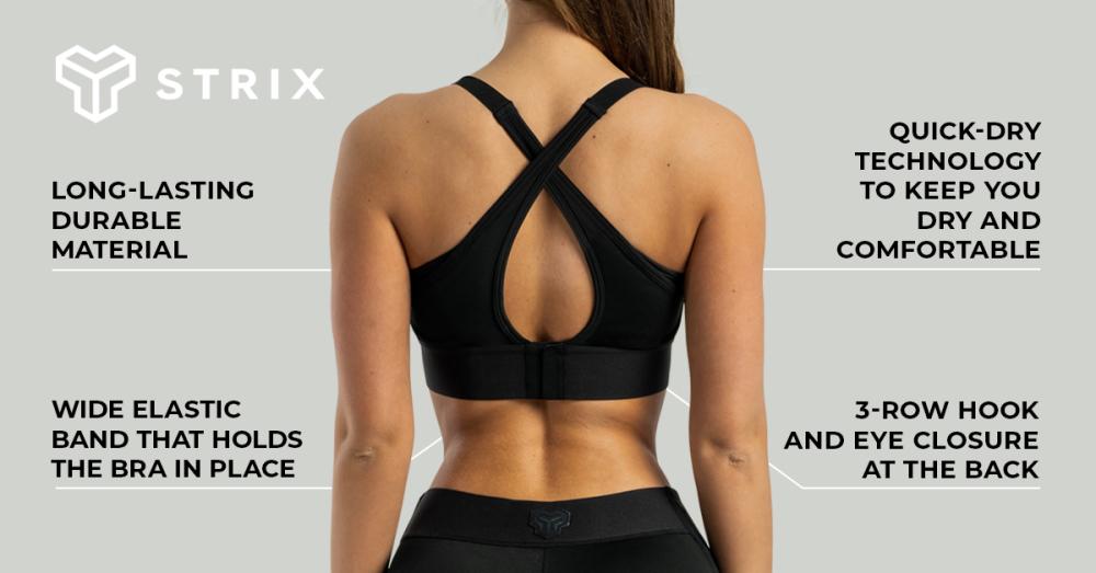 ALPHA Sports Bra Black - STRIX