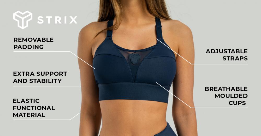 ALPHA Sports Bra Midnight Blue - STRIX