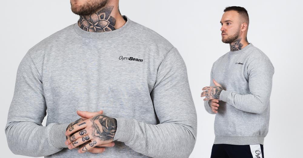 Men‘s Basic Jumper Grey - Gymbeam