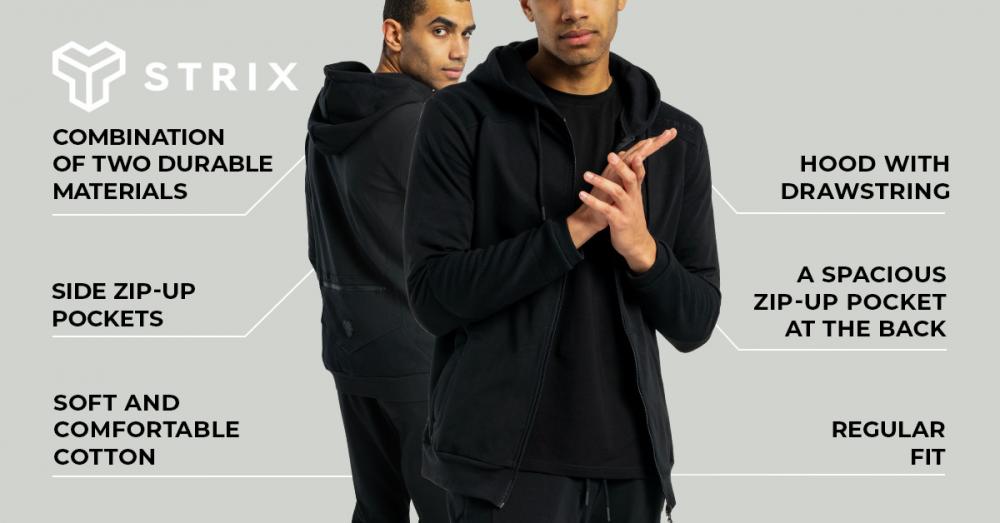 ALPHA Hoodie Black - STRIX