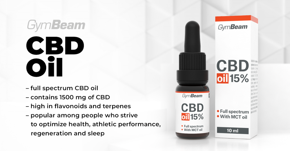 15% CBD Oil 10 ml - GymBeam