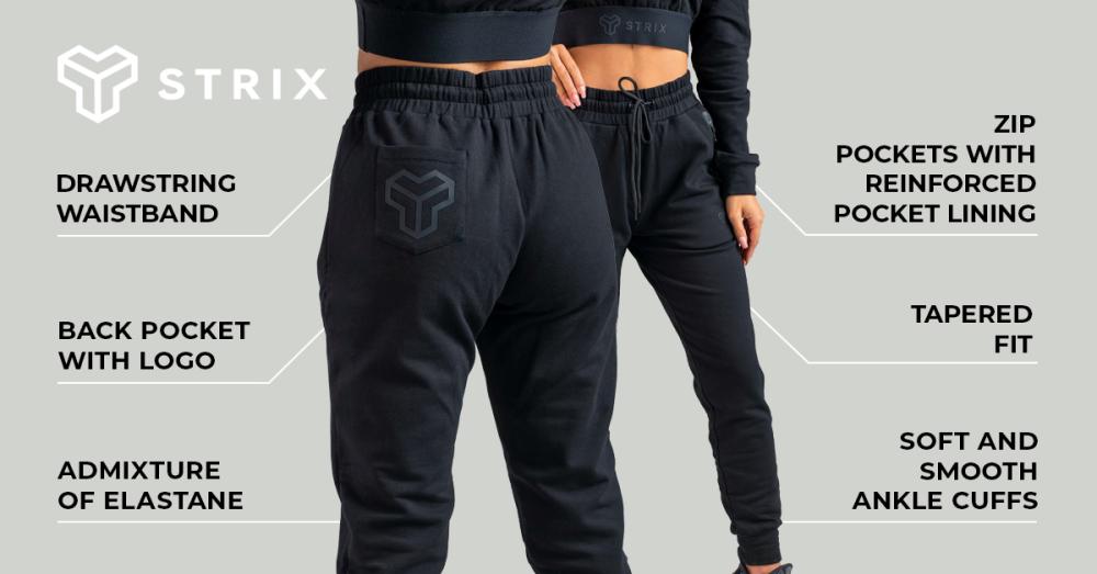 Women‘s Essential Joggers Black - STRIX