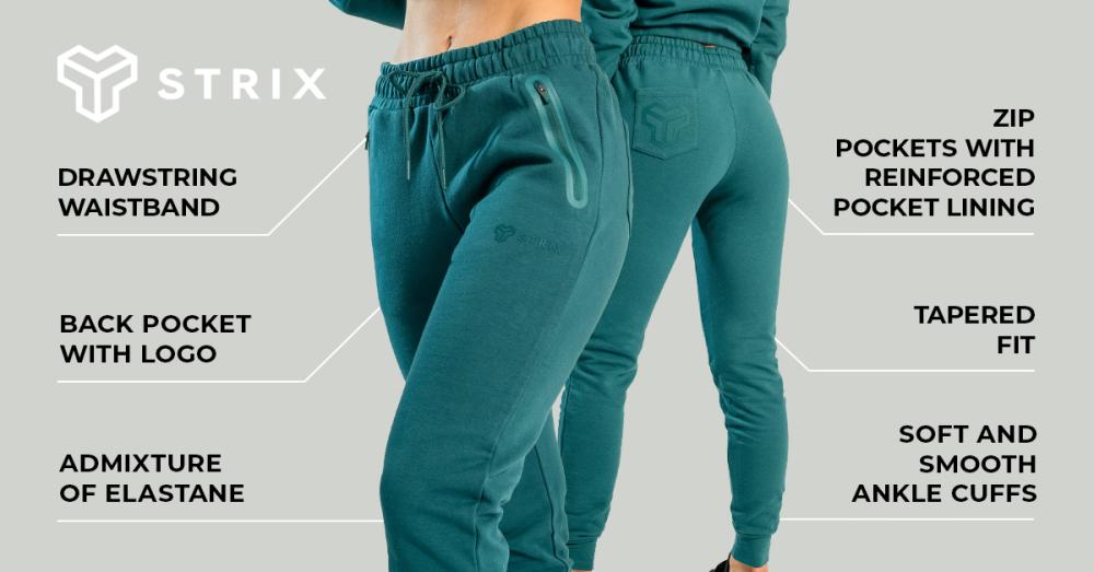 Women‘s Essential Joggers Deep Teal - STRIX