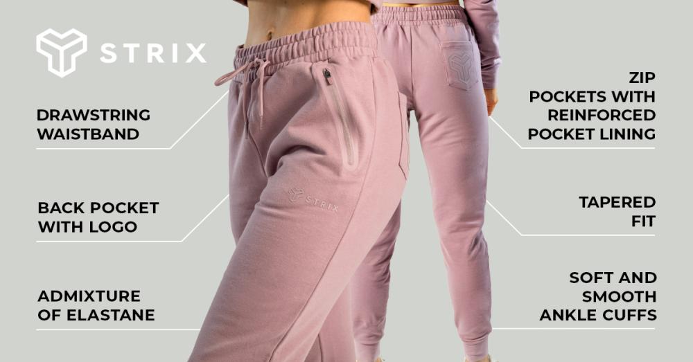 Women‘s Essential Joggers Mauve - STRIX