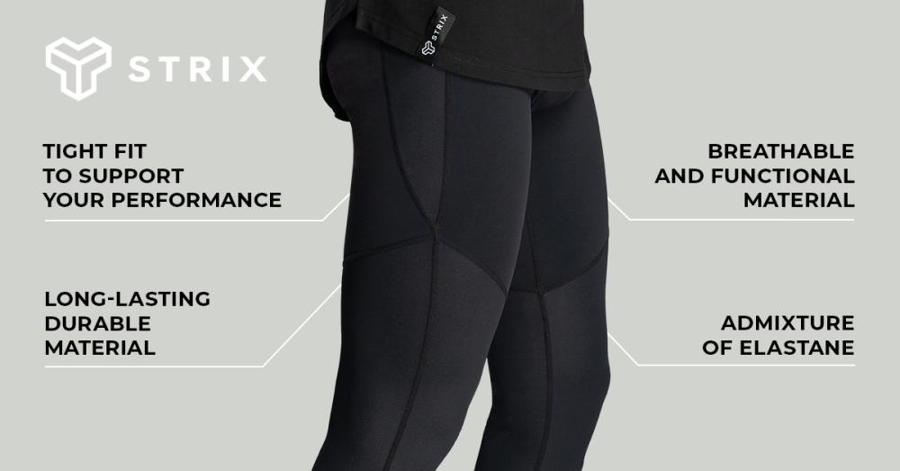 Men‘s Nebula Leggings Black - STRIX