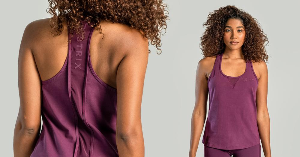 Women‘s Essential Tank Top Plum - STRIX