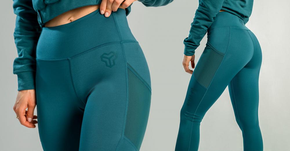 Women‘s Essential Leggings Deep Teal - STRIX