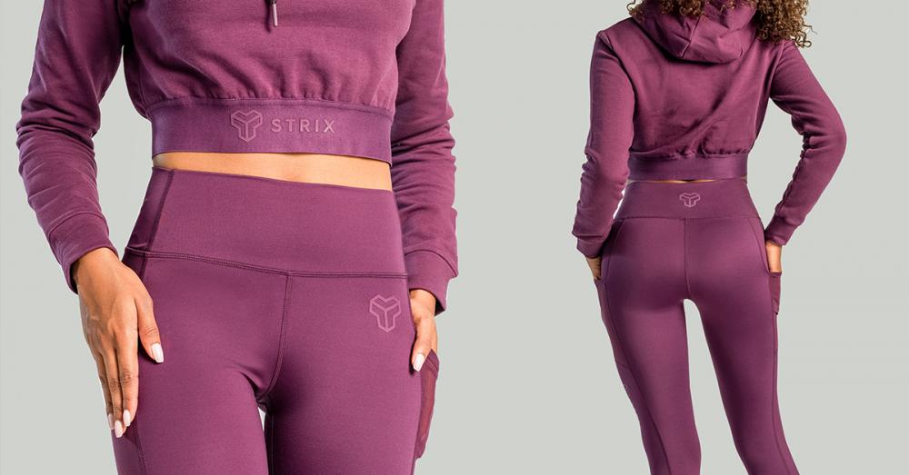 Women‘s Essential Leggings Plum - STRIX