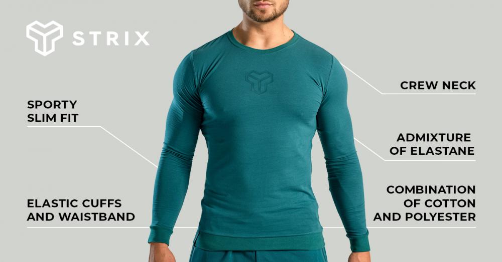 Essential Long Sleeve T-Shirt Deep Teal - STRIX