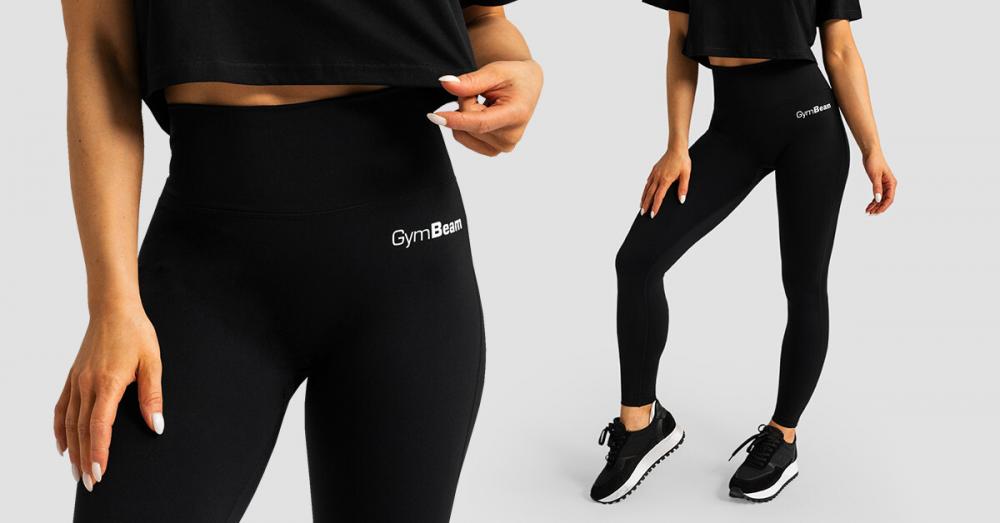 Women's High-Waisted Limitless Leggings Black - GymBeam