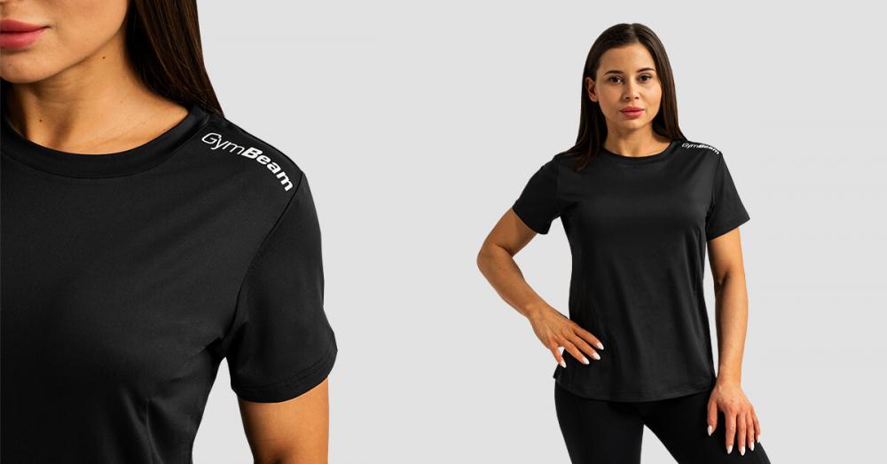 Women's Limitless Sports T-Shirt Black - GymBeam