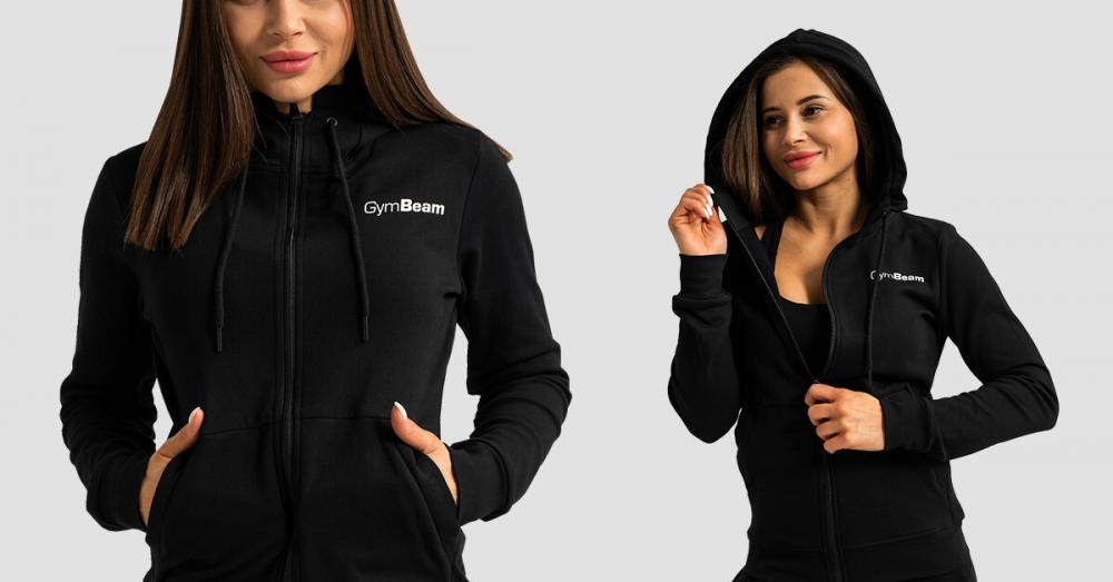 Women's Limitless Zip Up Hoodie Black - GymBeam