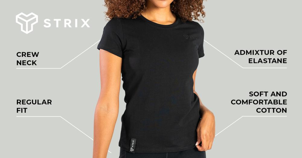 Women‘s Essential Tee Black - STRIX