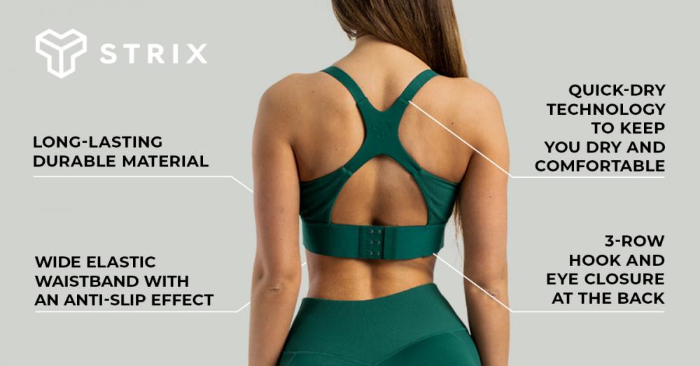 Stellar Sports Bra Emerald - STRIX