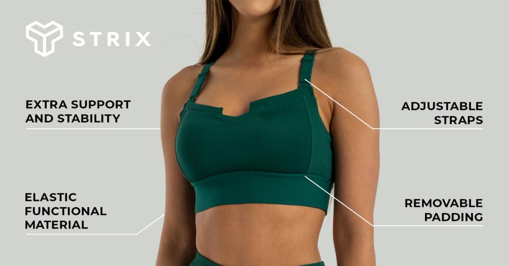 Stellar Sports Bra Emerald - STRIX