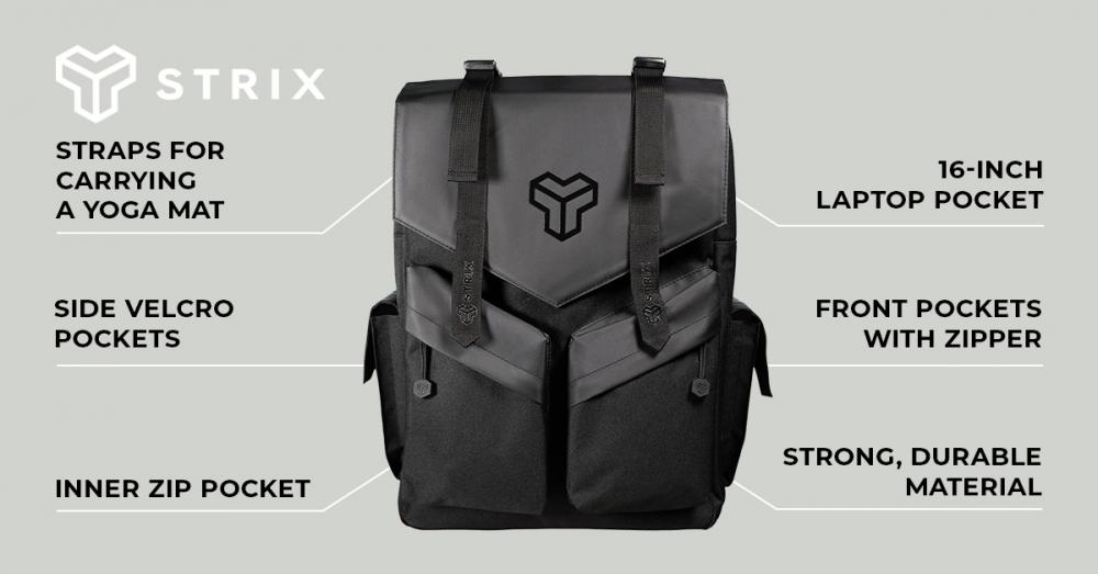 Stellar Backpack Black - STRIX