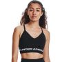 Seamless Low Long Sports Bra Black - Under Armour