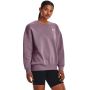 Women’s Essential Fleece OS Crew Sweatshirt Purple - Under Armour