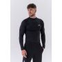 Men‘s Active Long-Sleeve Shirt Black - NEBBIA