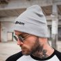 Winter Beanie Grey - GymBeam