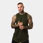 Men’s Cut Off Tank Top Military Green - GymBeam