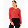 Women‘s Foundation Long Sleeve Top Red - Ryderwear