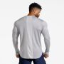 Statement Muscle Grey Long Sleeve T-shirt - SQUATWOLF