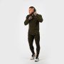 Men’s Hoodie Urban Military Green - GymBeam