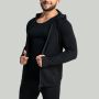 MERINO I Zip Up Hoodie Black - STRIX