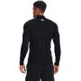 Men‘s ColdGear Armour Fitted Mock Long-Sleeve T-Shirt Black - Under Armour