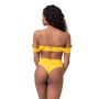 Miami Retro Bikini Top Yellow - NEBBIA