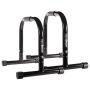 DIP I Parallette Bars Black - GymBeam