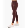 Women‘s Reset High Waisted Pocket Leggings Chocolate - Ryderwear