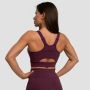 Cut-Out Sport Bra Eggplant - GymBeam