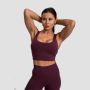 Cut-Out Sport Bra Eggplant - GymBeam