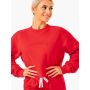 Women‘s Ultimate Fleece Sweater Red - Ryderwear