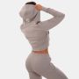 Women‘s TRN Zip-Up Hoodie Grey - GymBeam