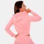 Women‘s TRN Zip-Up Hoodie Pink - GymBeam