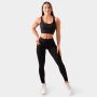 Women‘s Mesh Panel Leggings Black - GymBeam